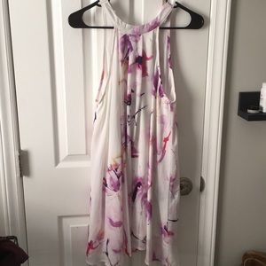Purple lily dress